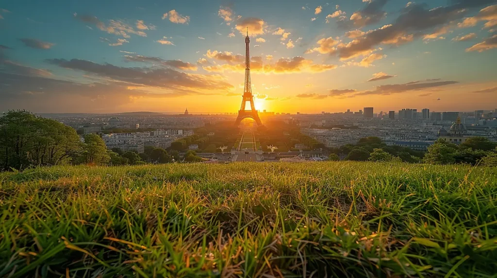 torre-eiffel-acuerdo-paris | Ambienta - Staging Torre Eiffel al atardecer, símbolo del Acuerdo de París.
