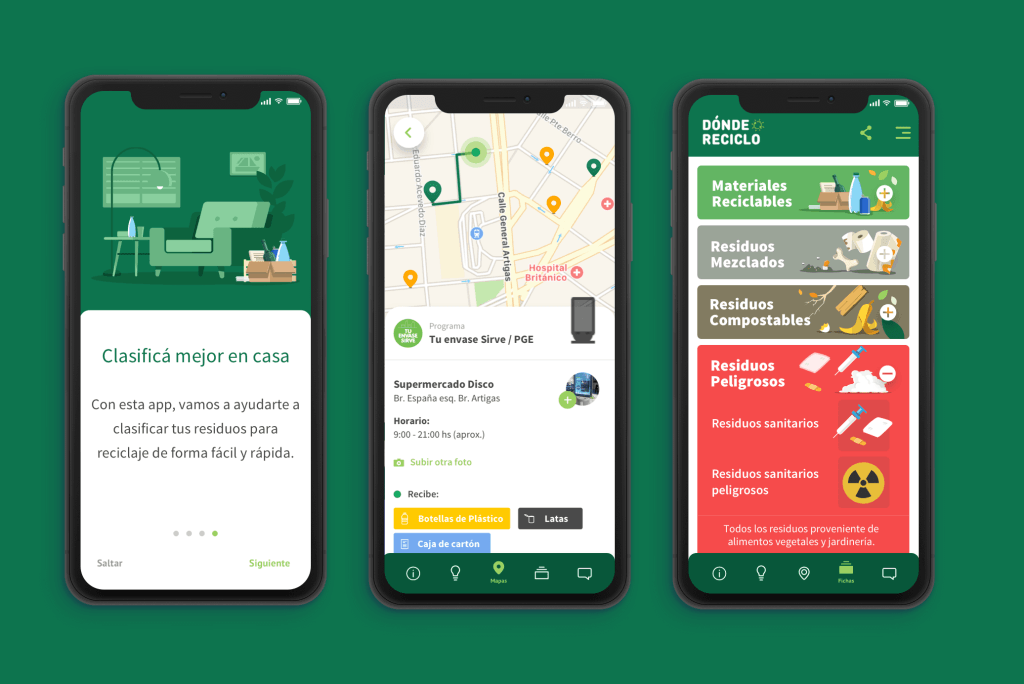 ¿Dónde Reciclo? la app uruguaya