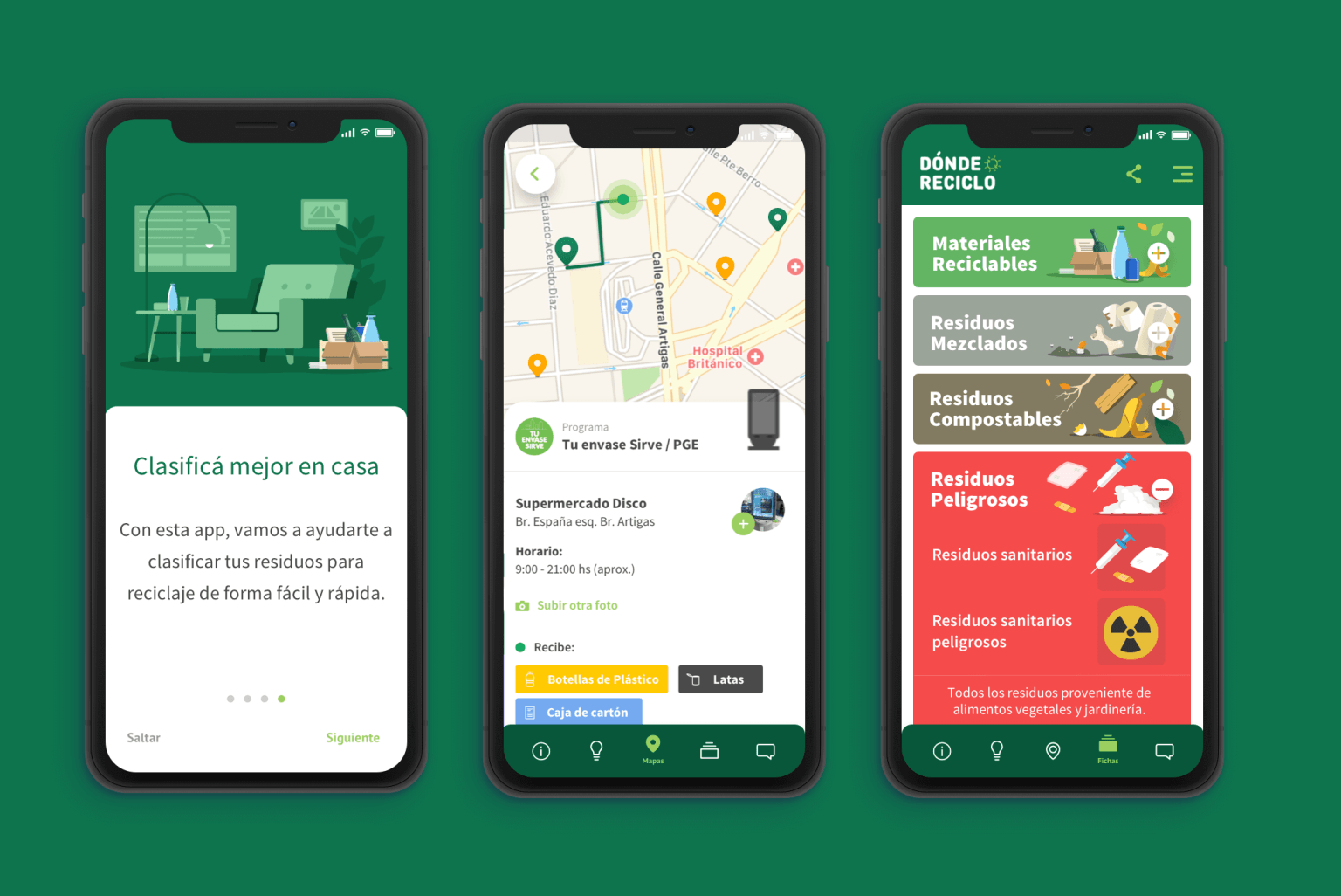 ¿Dónde Reciclo? la app uruguaya