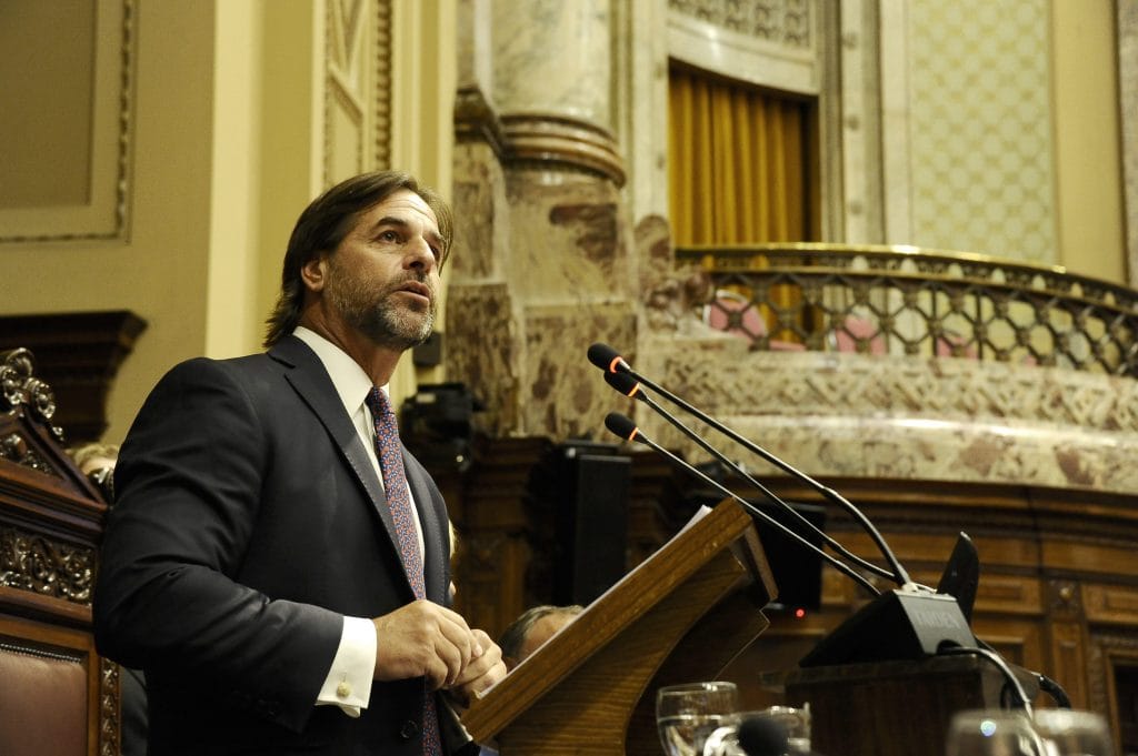 Presidente de Uruguay Luis Lacalle Pou