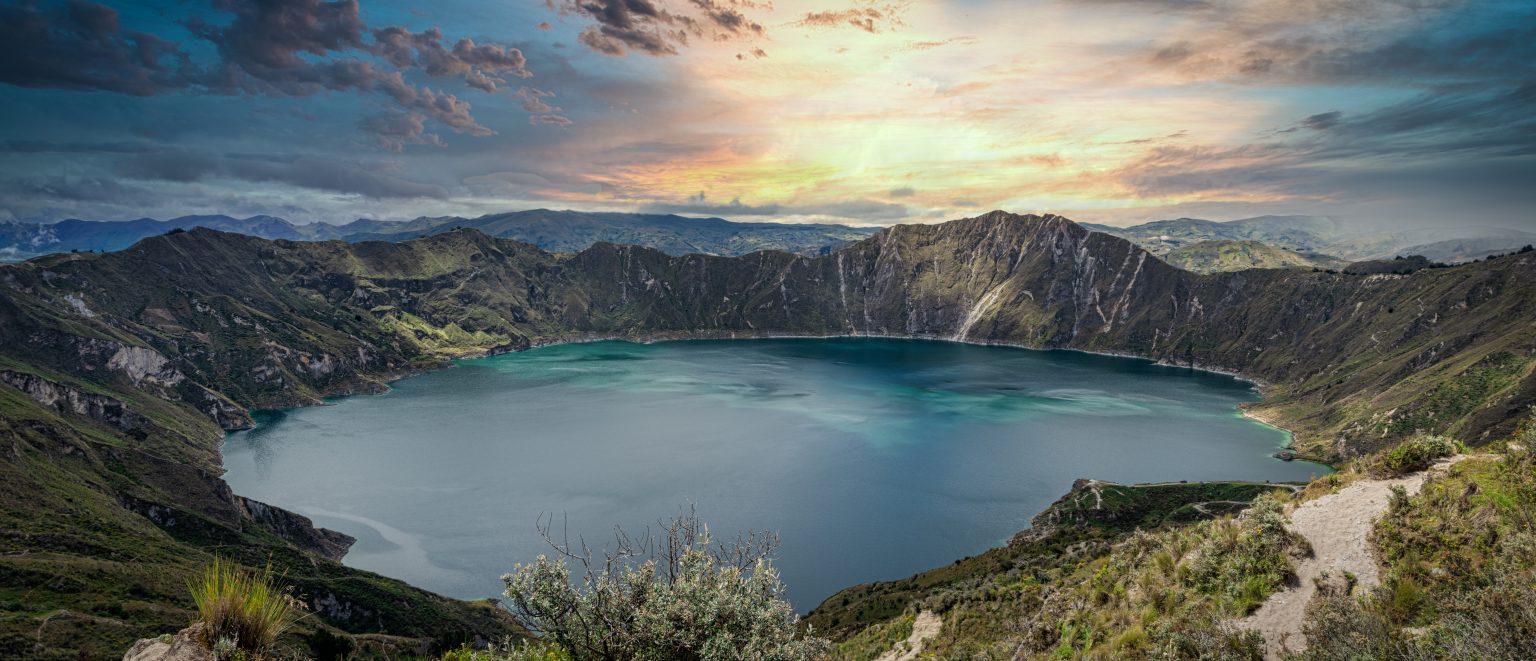 Lago Quilotoa, parte del patrimonio natural del Gobierno de Ecuador