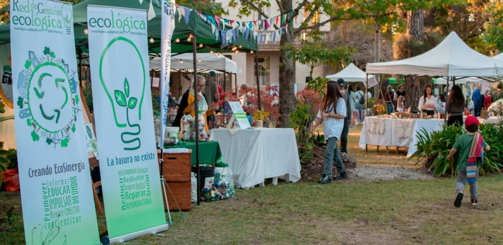 Feria Ecológica Colonia Valdense primera edición ambiente festivo