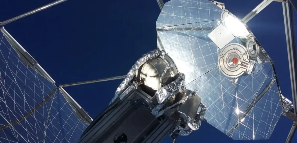 El reactor solar desarrollado en ETH Zurich para la producción de combustible solar.