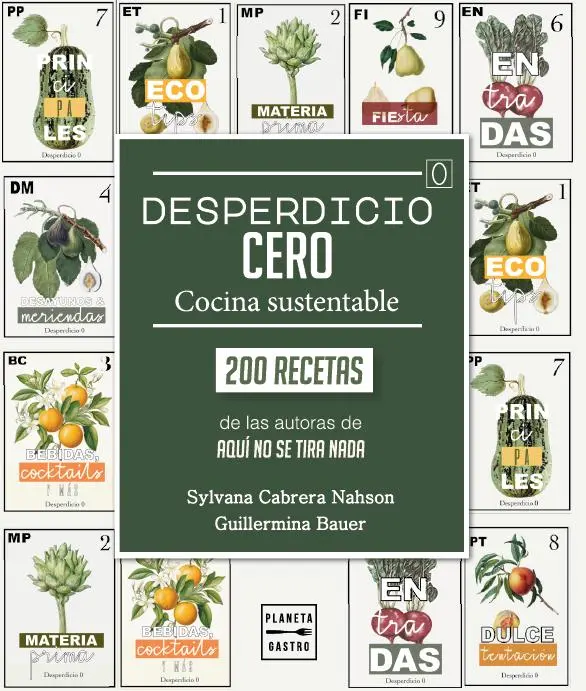 Portada del libro Aquí no se tira nada sobre cocina sin desperdicio en la feria ecológica.