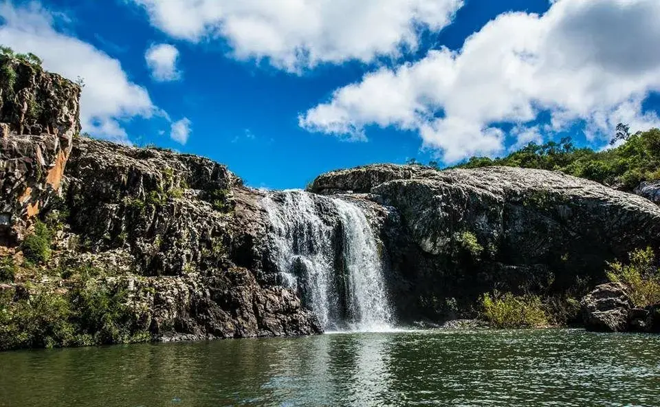 Paisaje Protegido Valle del Lunarejo en Rivera, mostrando las quebradas y la densa vegetación subtropical del SNAP Uruguay.